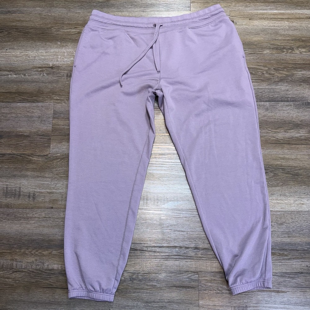 32 Degrees Cool Brand Ready to Go Joggers Womens XL Tapered Leg Light Purple